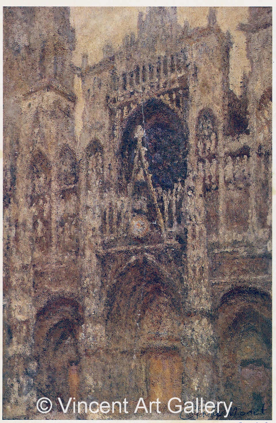 A175, MONET, Cathedral full Sunlight